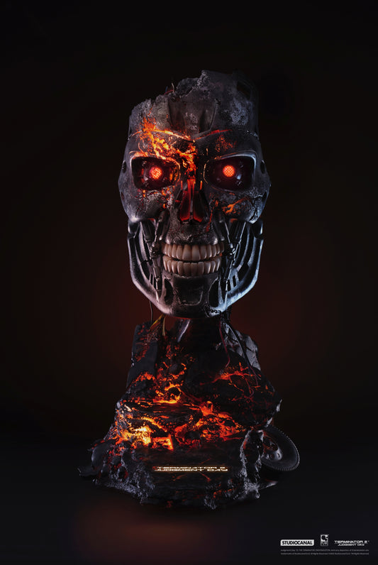 Terminator 2 - T-800 Battle Damaged 1:1 Scale Art Mask